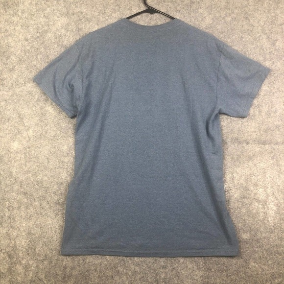 VTG Sportex Horse Feather Mane Graphic T Shirt Sz Medium Made in USA Blue - Picture 8 of 8